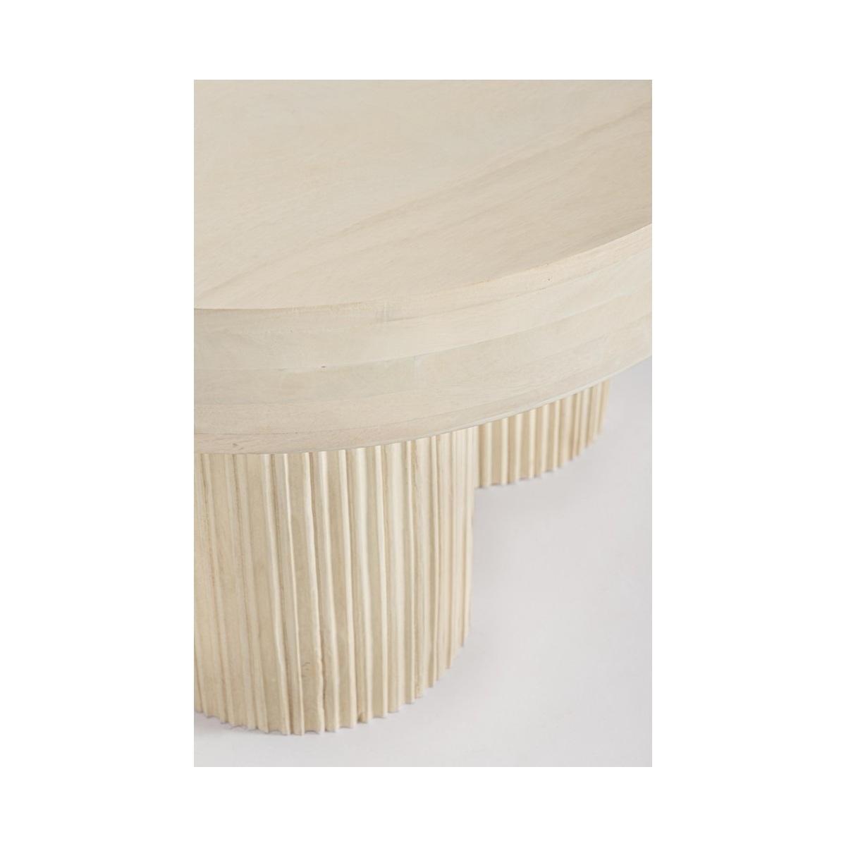 Tavolino Dacca Naturale Tondo cm.Ã?75 | Bizzotto