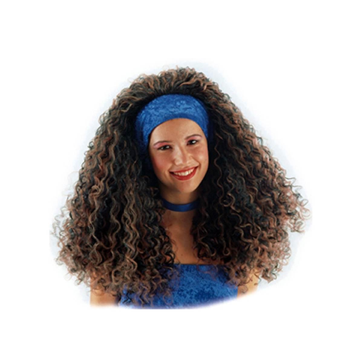 Parrucca Ricciolona con Fascia |Carnival Toys