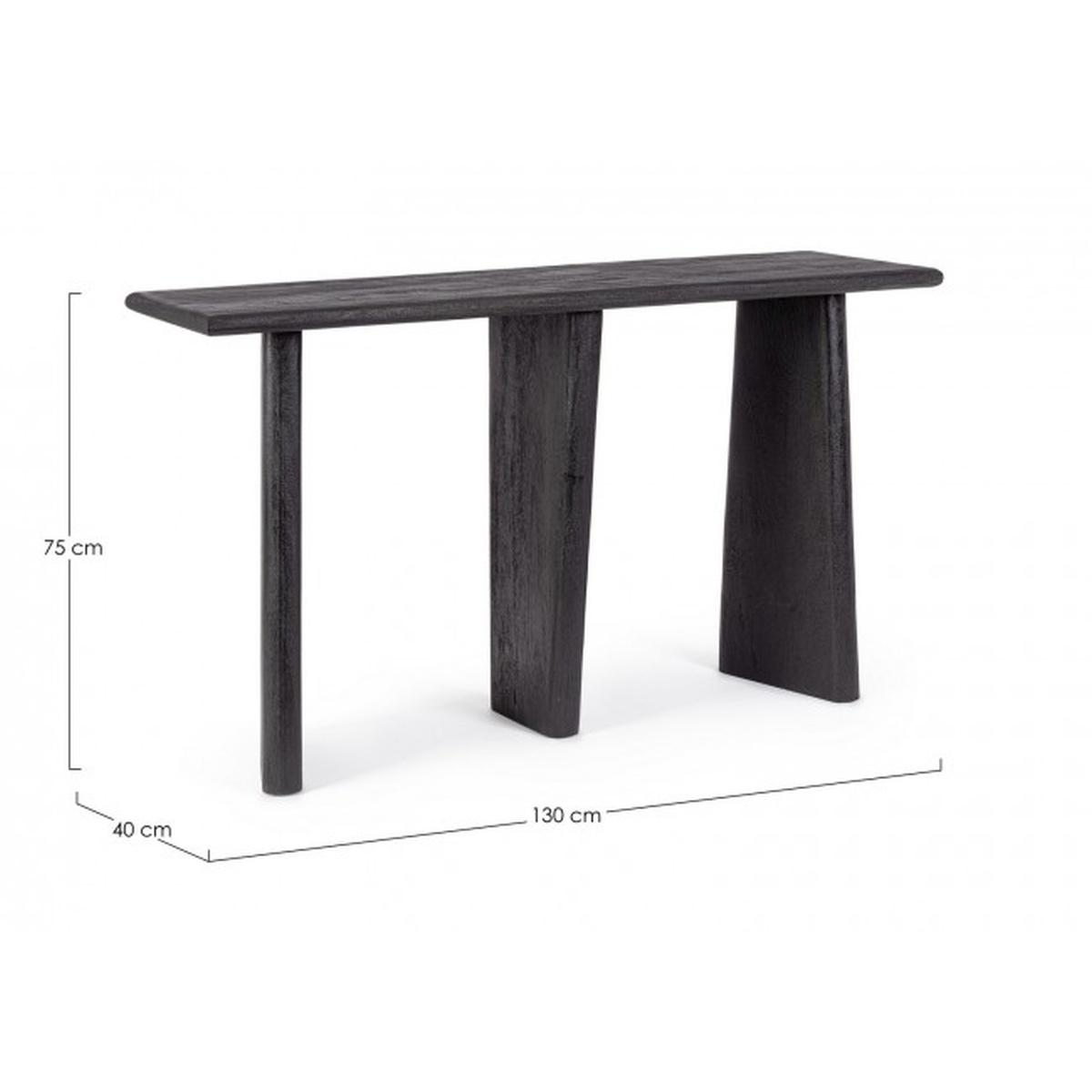 Consolle Zacatecas cm.130x40 Black | Bizzotto