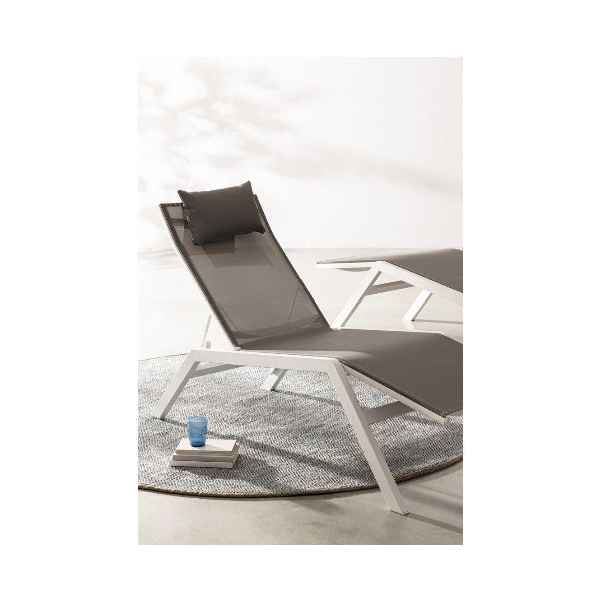 Chaise Longue con P Krion Bianco Jx11 | Bizzotto