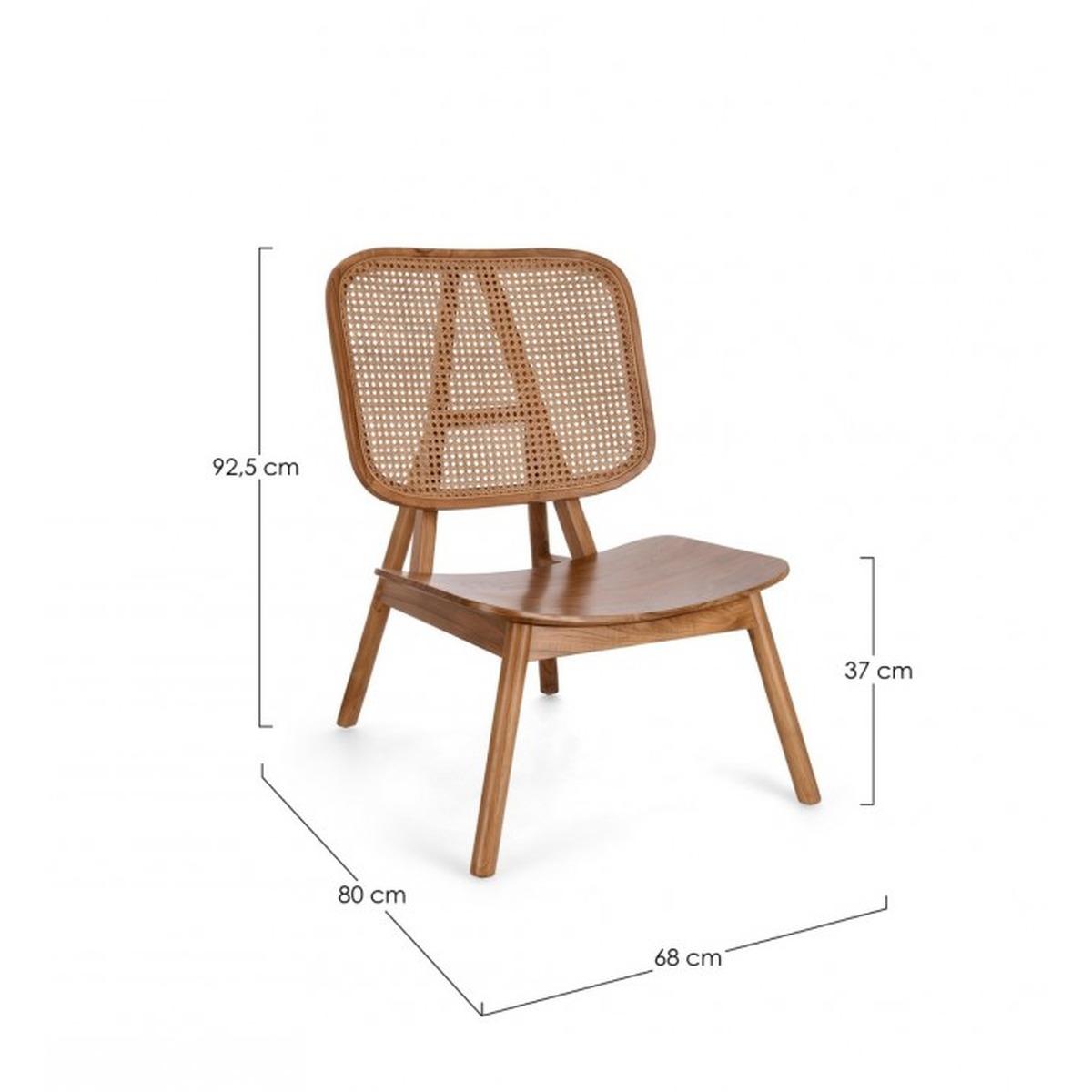 Poltrona Lounge Yves Naturale | Bizzotto