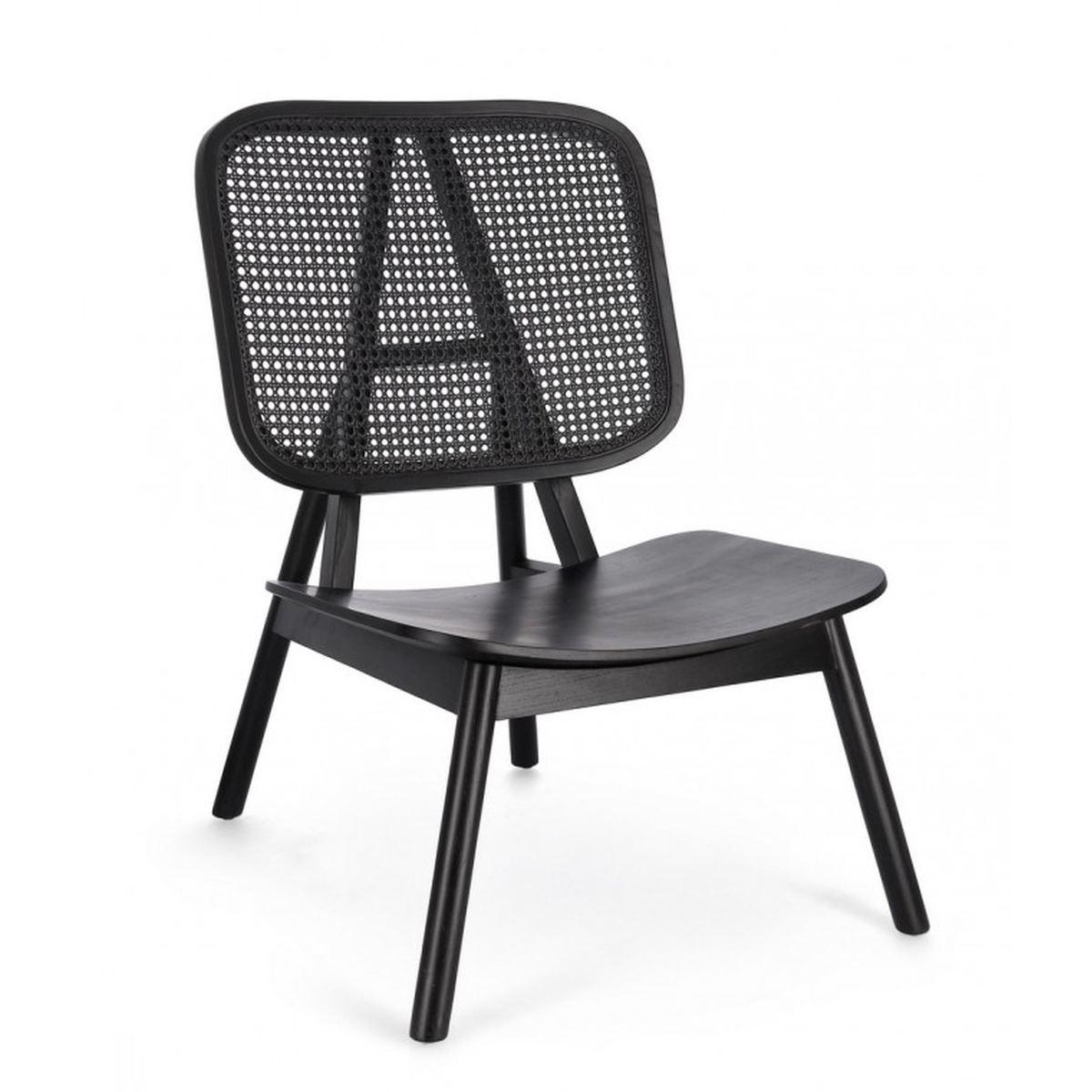 Poltrona Lounge Yves Nero | Bizzotto