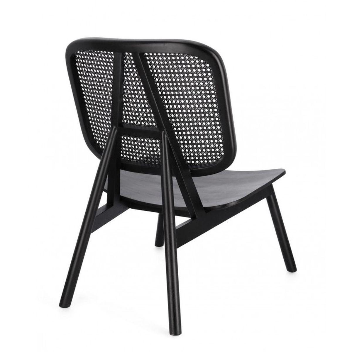 Poltrona Lounge Yves Nero | Bizzotto