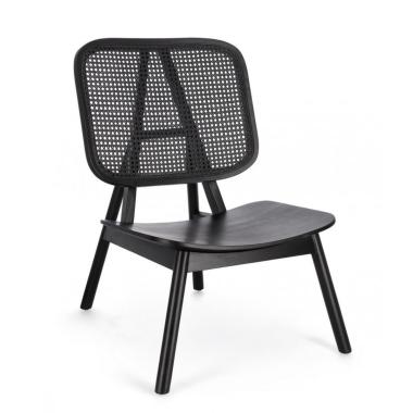 Poltrona Lounge Yves Nero | Bizzotto