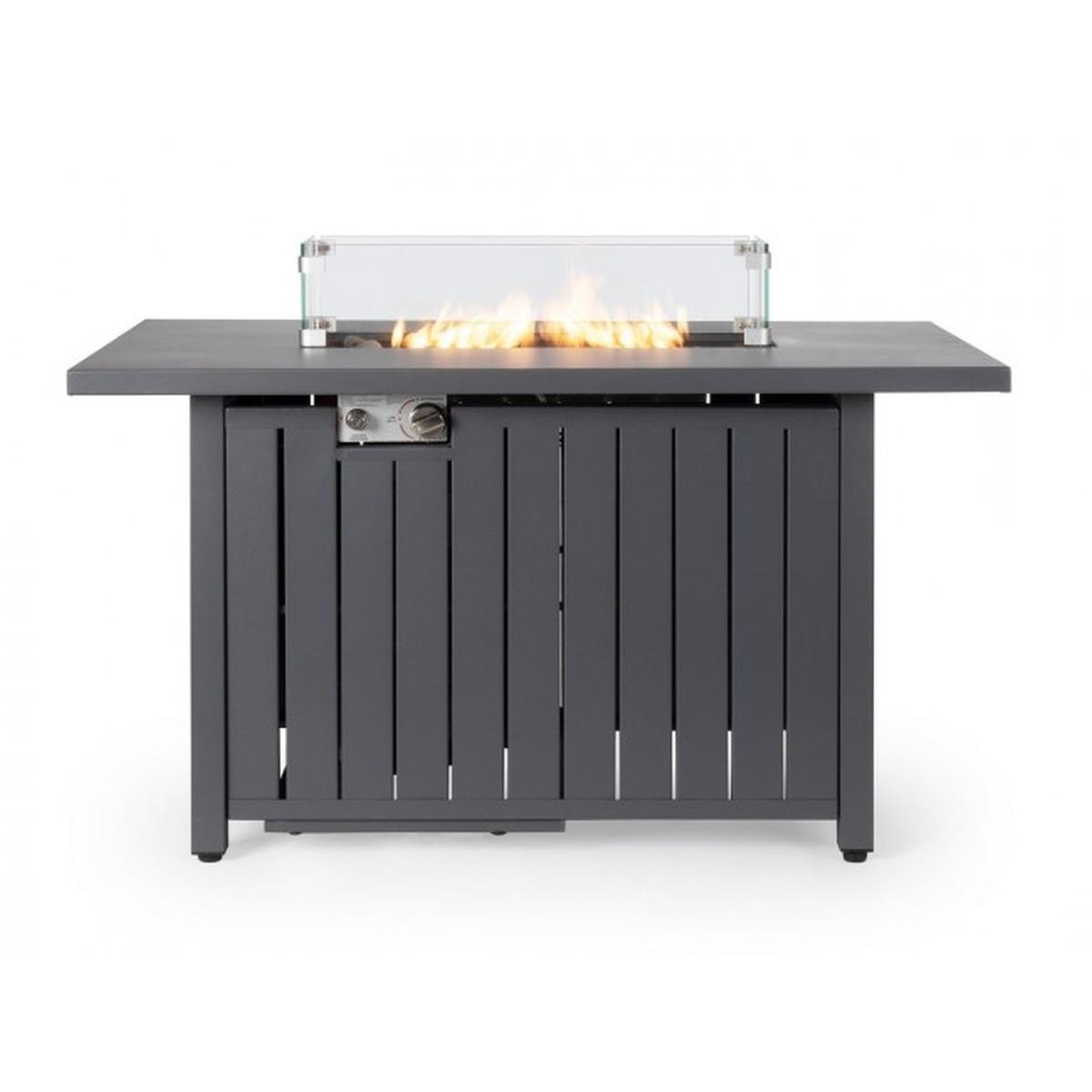 Camino A Gas Wolke Grigio Scuro cm.109x59 | Bizzotto