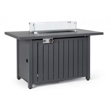 Camino A Gas Wolke Grigio Scuro cm.109x59 | Bizzotto