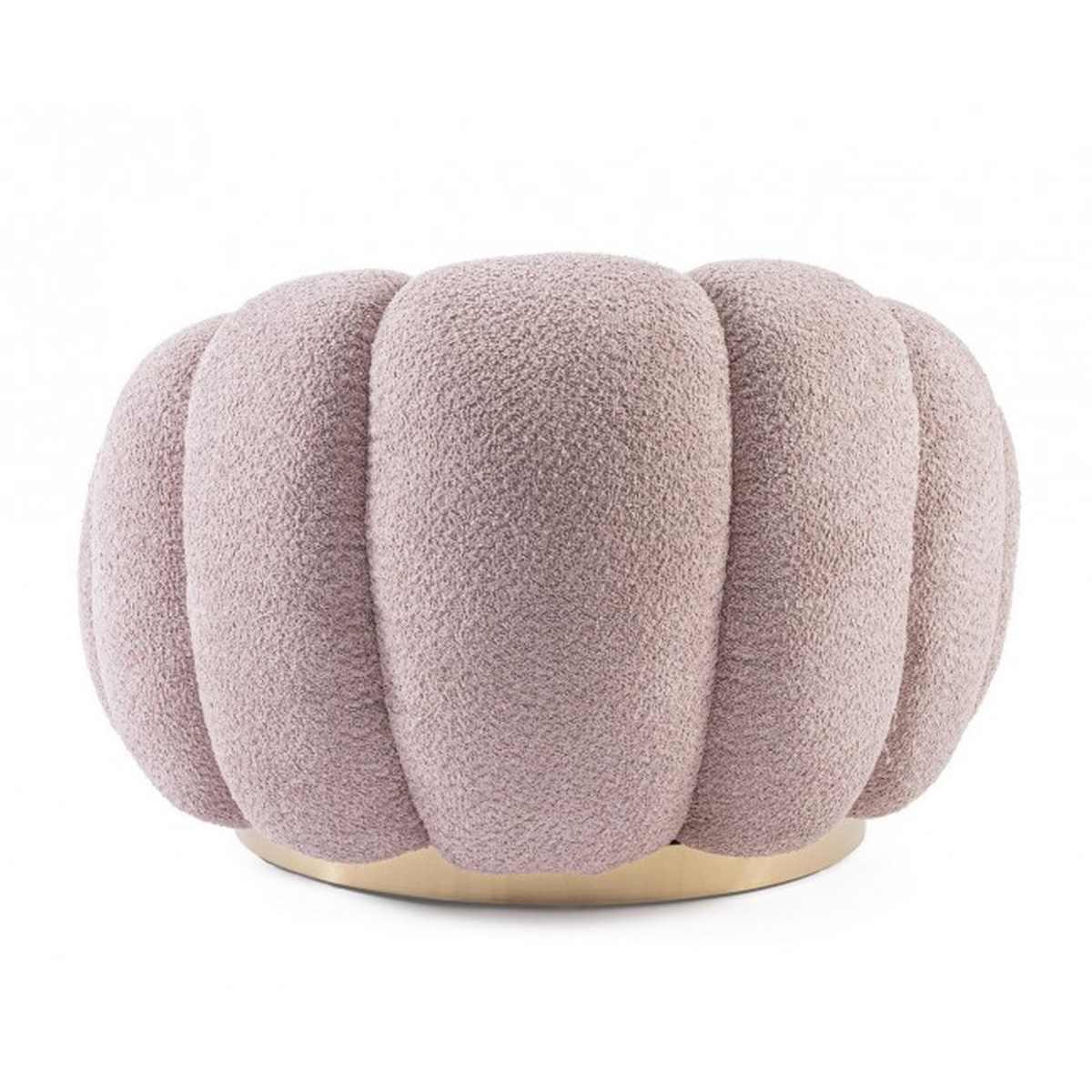 Poltrona Girevole Florel Rosa Antico | Bizzotto