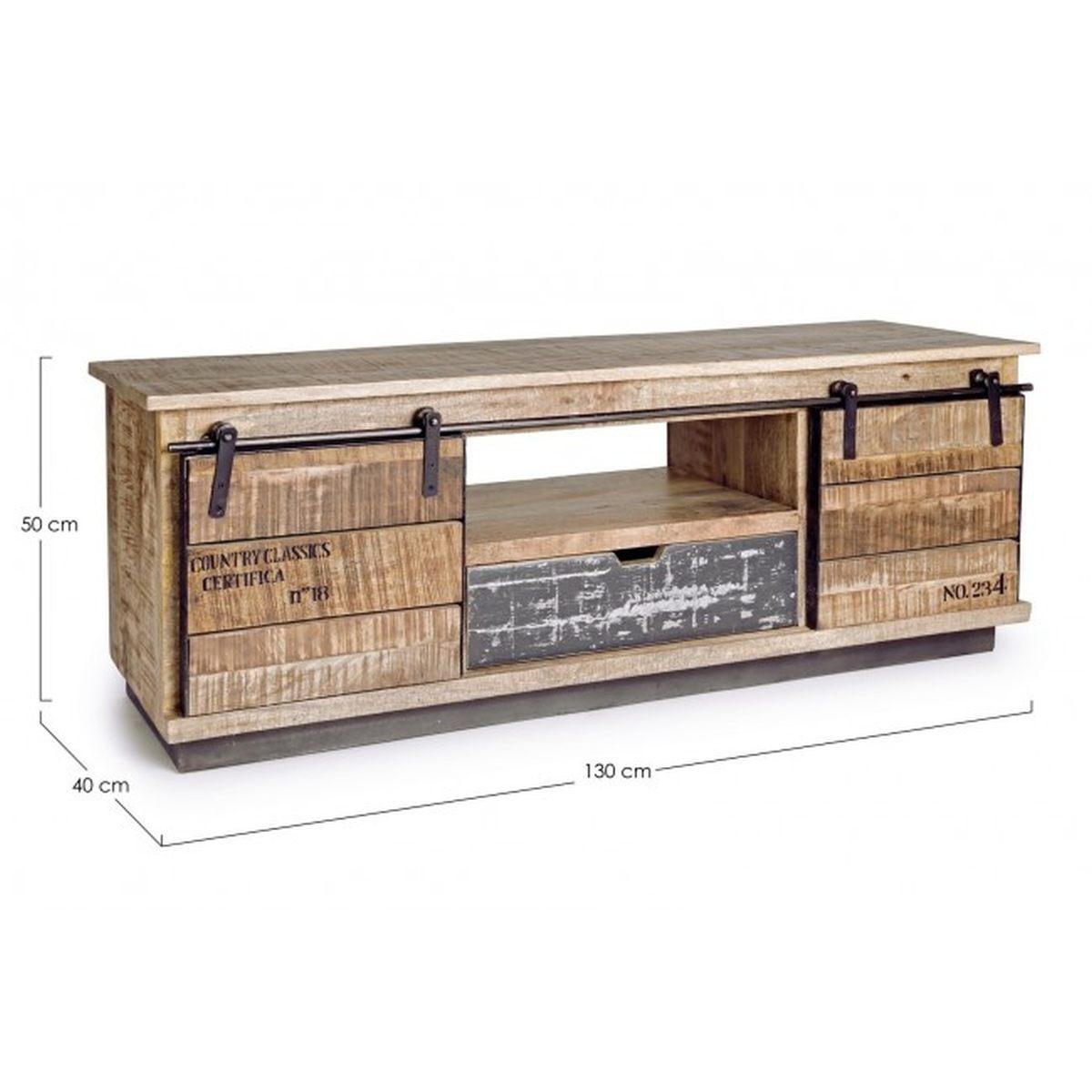 Mobile Basso 2 Ante E 1 Cassetto Tudor | Bizzotto