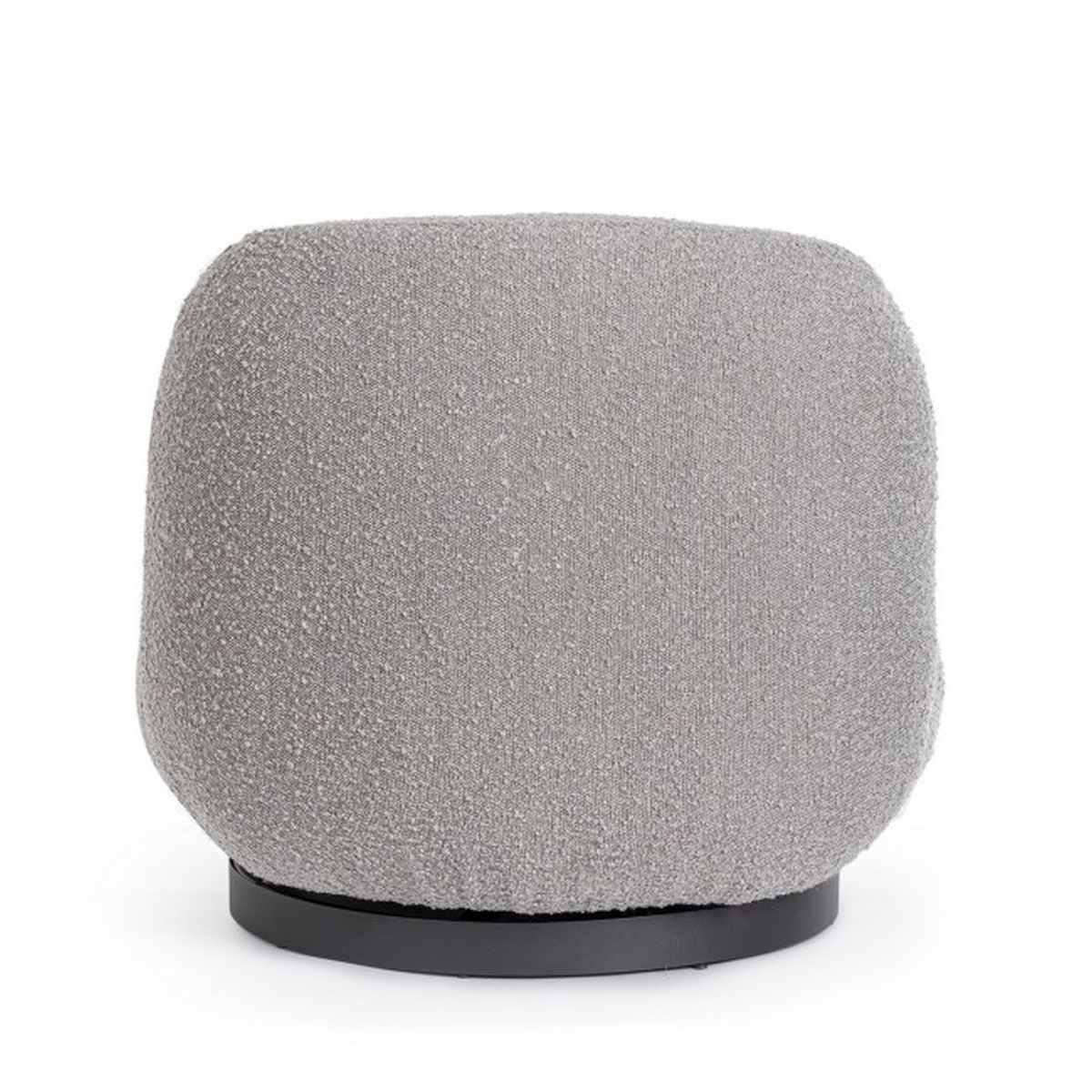 Poltrona Margot Girev Grigio Boucle' | Bizzotto