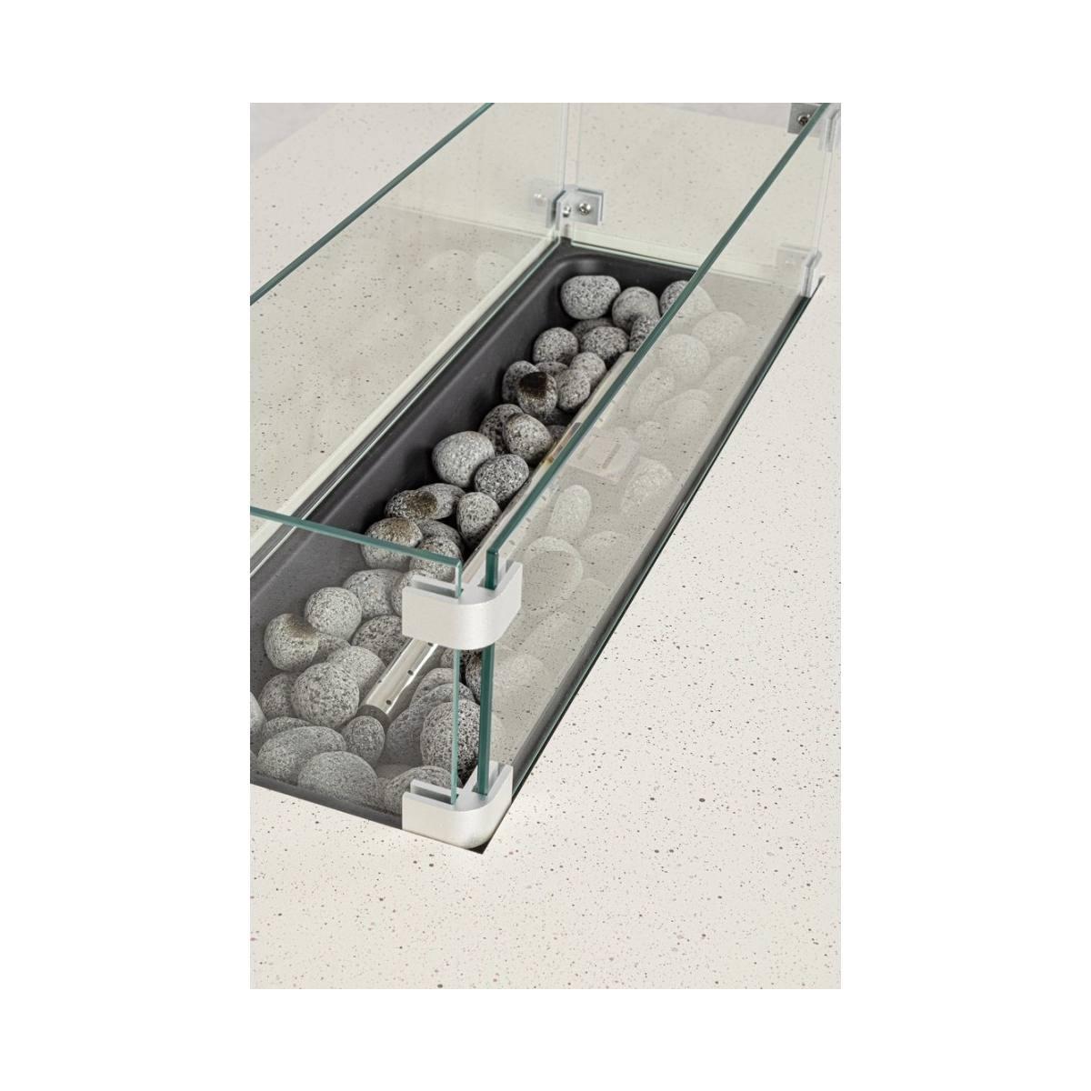 Camino A Gas Wolke Beige cm.110x65 | Bizzotto