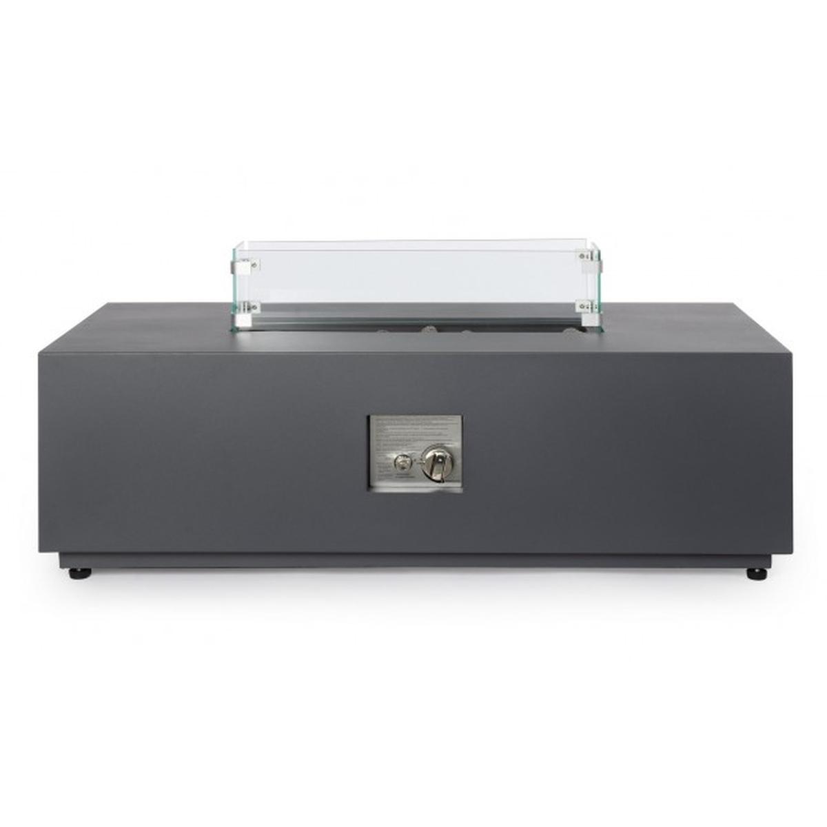 Camino A Gas Wolke Grigio Scuro cm.110x65 | Bizzotto