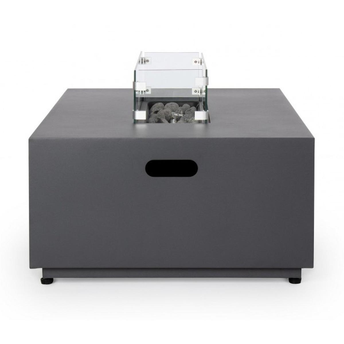 Camino A Gas Wolke Grigio Scuro cm.110x65 | Bizzotto