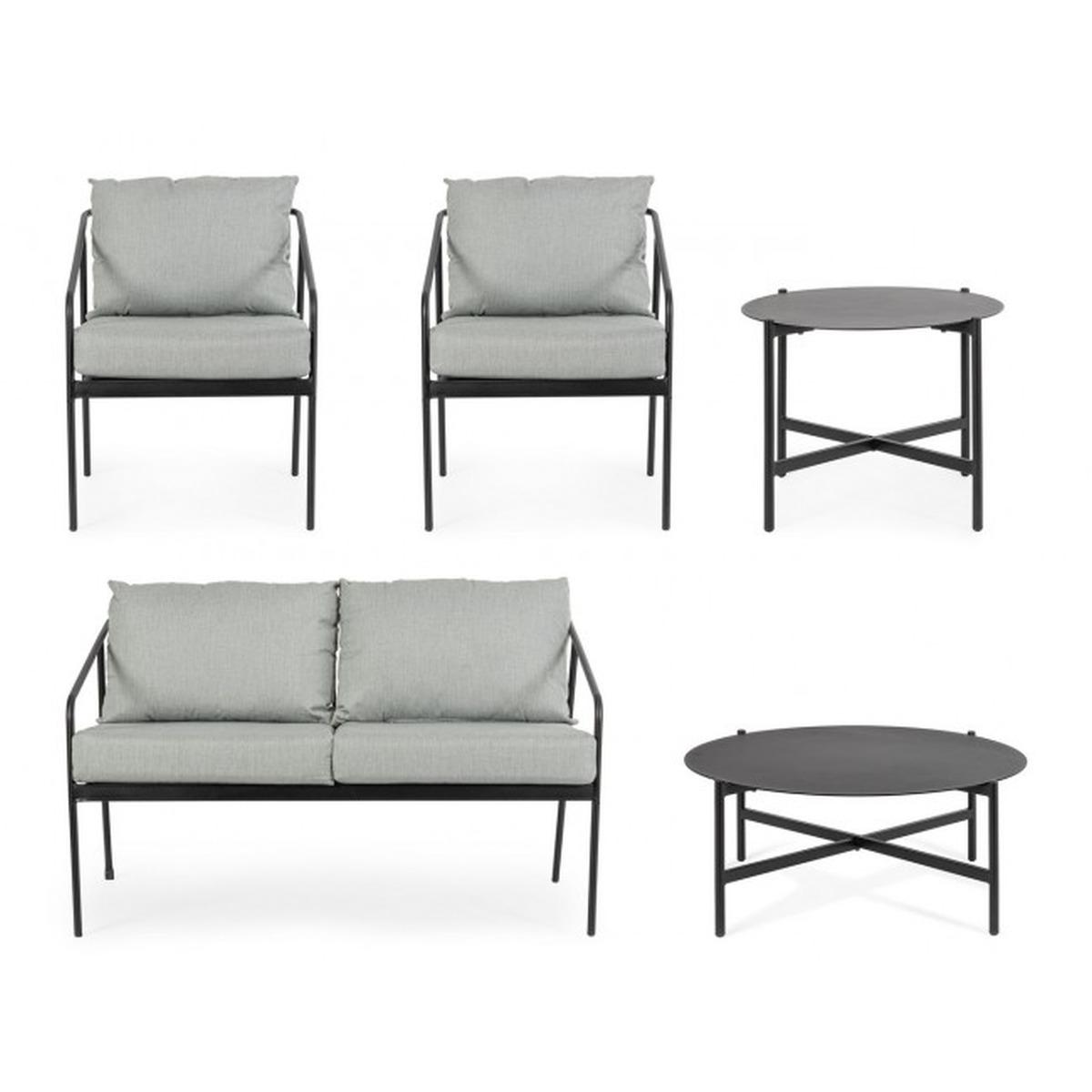 Salotto Set pz.5 con Cuscini Florian | Bizzotto