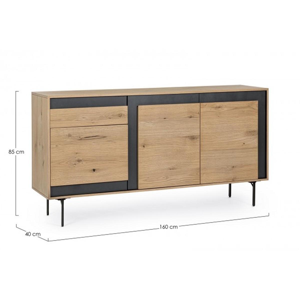 Credenza 3 Ante E 1 Cassetto Stanwood | Bizzotto