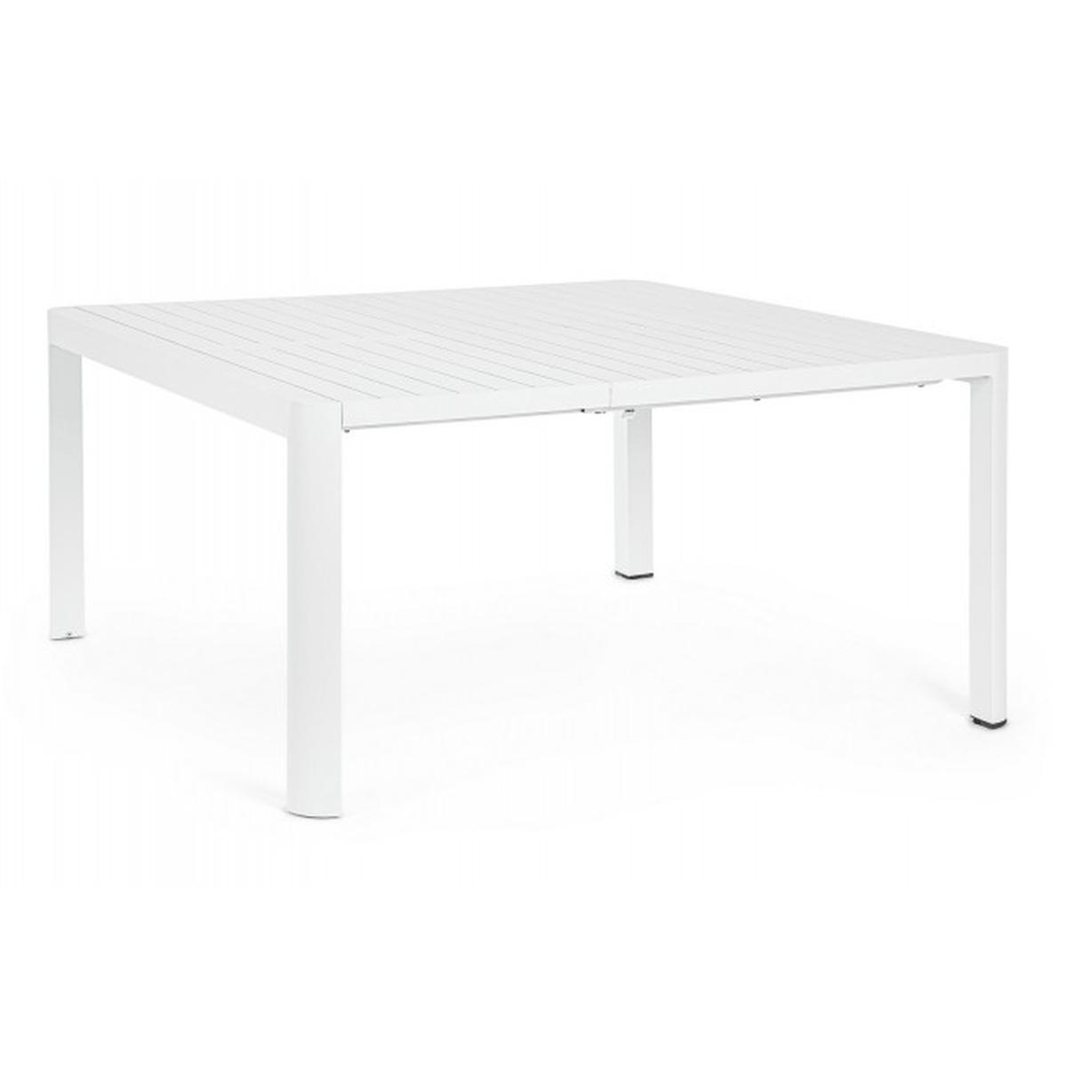 Tavolo Allungabile Kiplin cm.149x97/149 Bianco Cx21 | Bizzotto