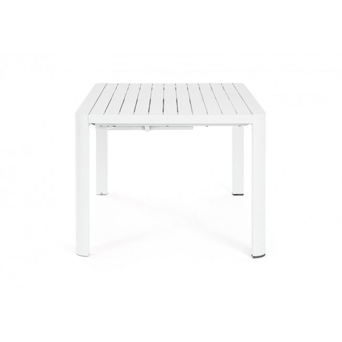 Tavolo Allungabile Kiplin cm.149x97/149 Bianco Cx21 | Bizzotto