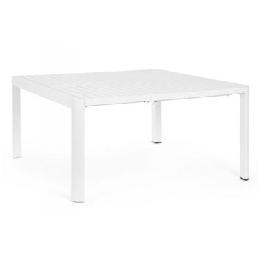 Tavolo Allungabile Kiplin cm.149x97/149 Bianco Cx21 | Bizzotto