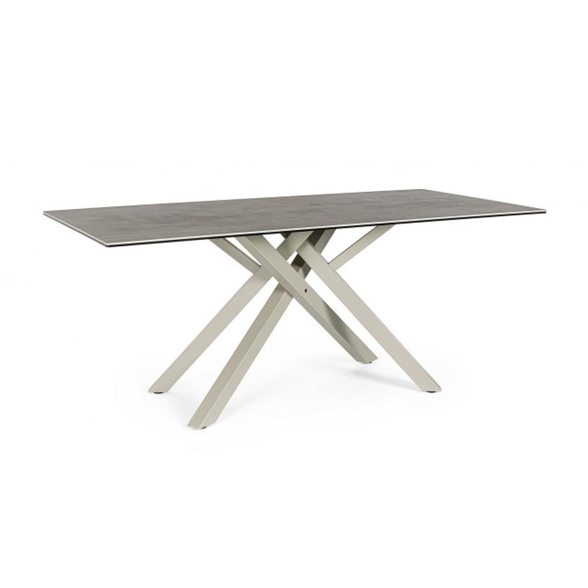 Tavolo Sean Tortora cm.180x90 | Bizzotto