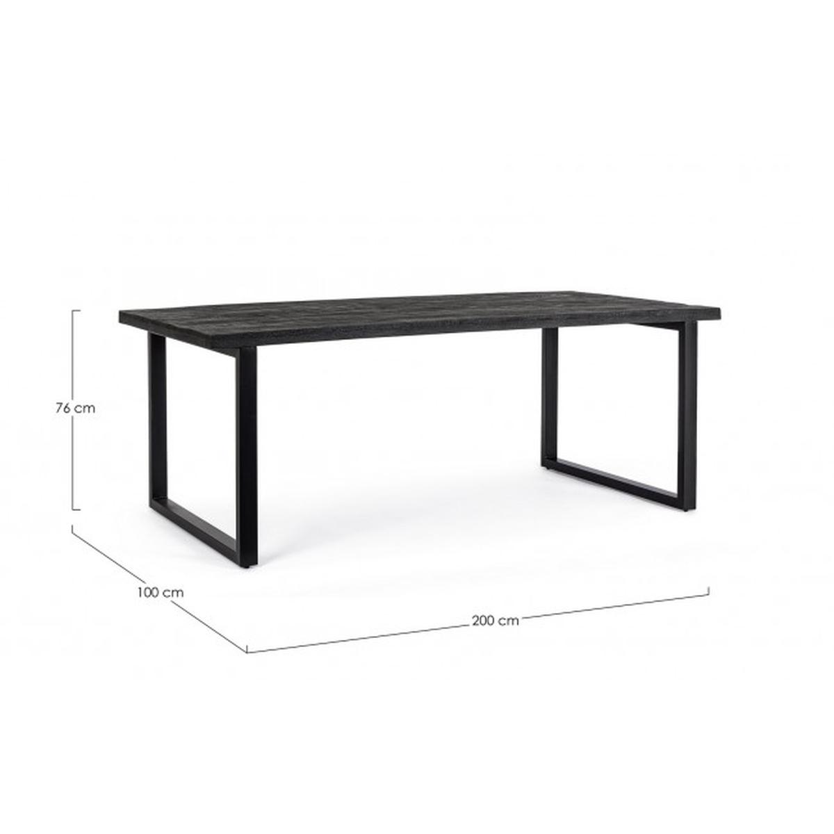 Tavolo Rettangolare.Hastings cm.200x100 | Bizzotto