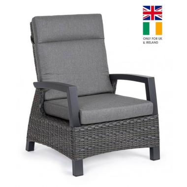 Poltrona Reclin con Cuscini Britton Antr Jx55-Uk | Bizzotto