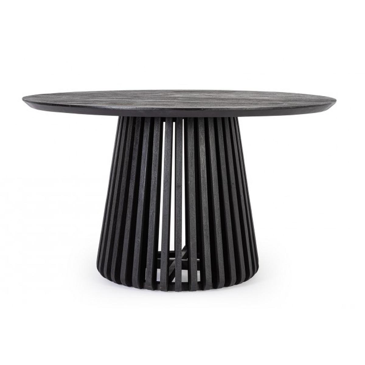 Tavolo Odion Tondo cm.Ã?130 Black | Bizzotto