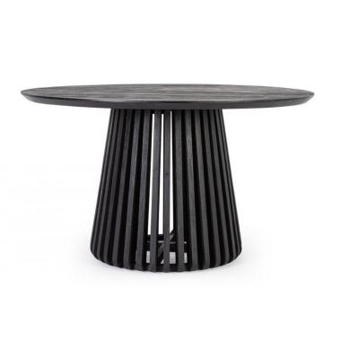 Tavolo Odion Tondo cm.Ã?130 Black | Bizzotto