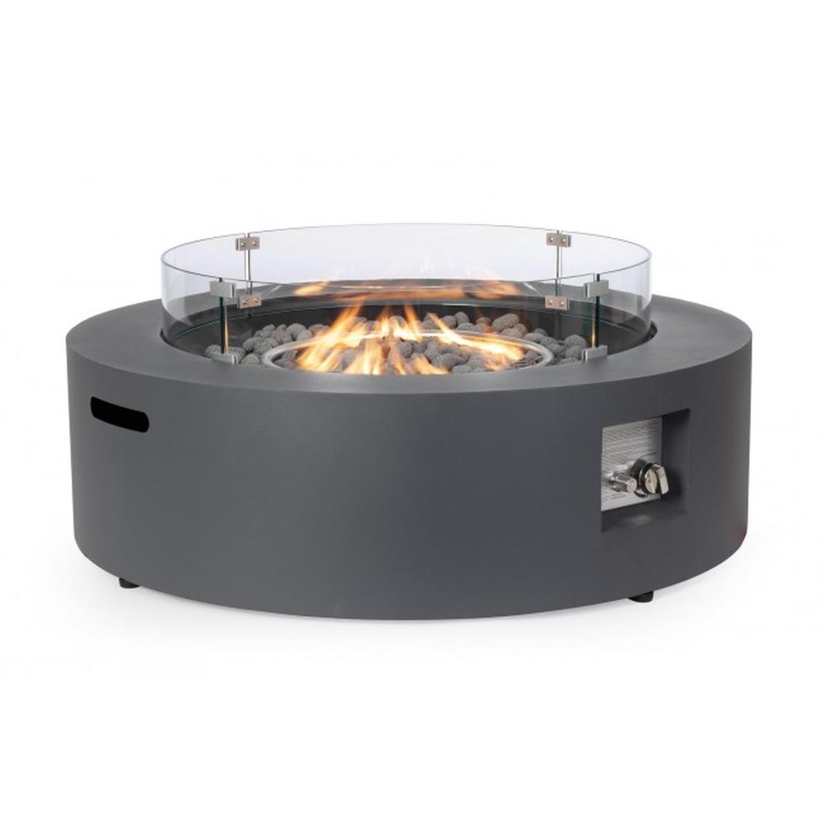 Camino A Gas Wolke Grigio Scuro cm.Ã?104 | Bizzotto