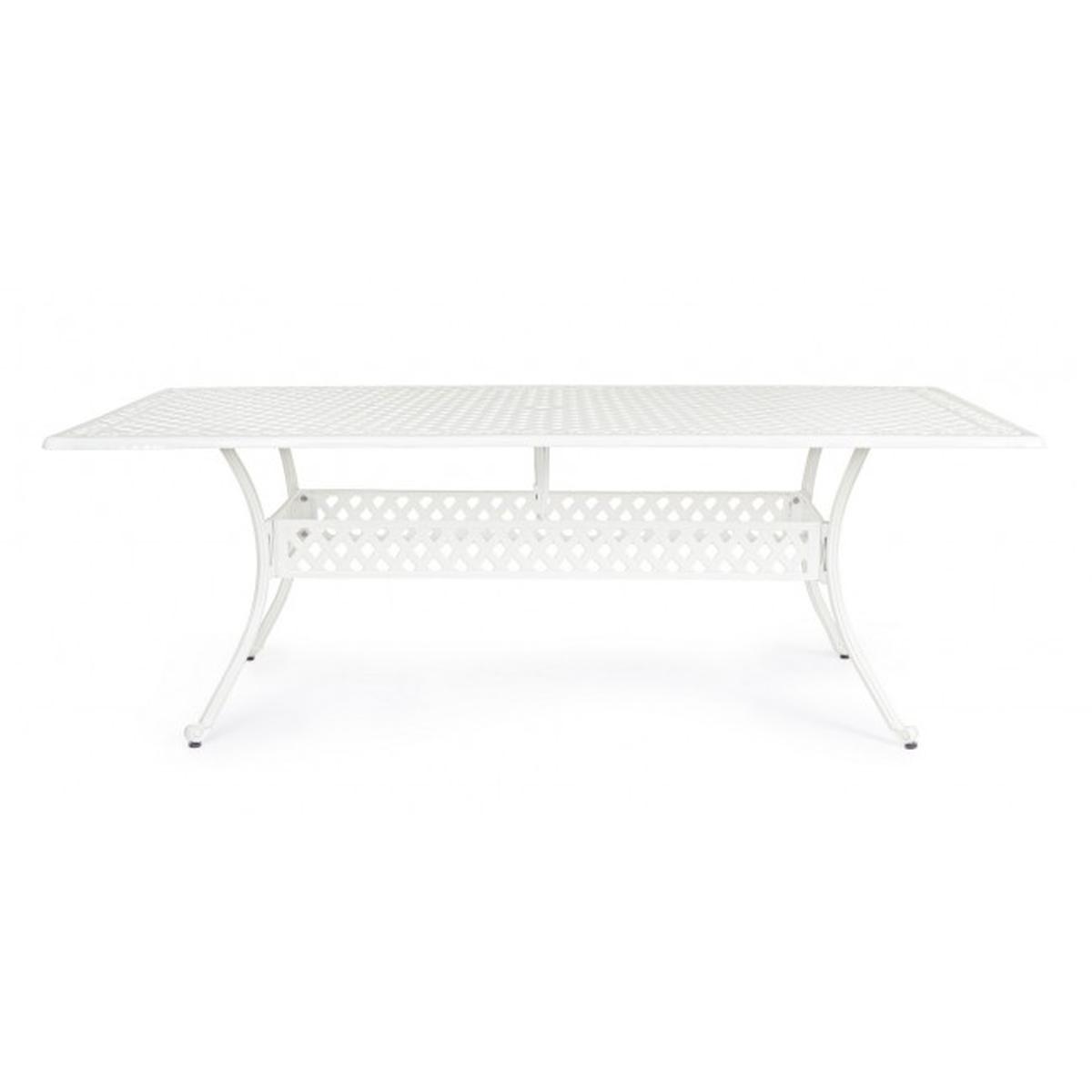 Tavolo Ivrea Rettangolare cm.213x107 Bianco | Bizzotto