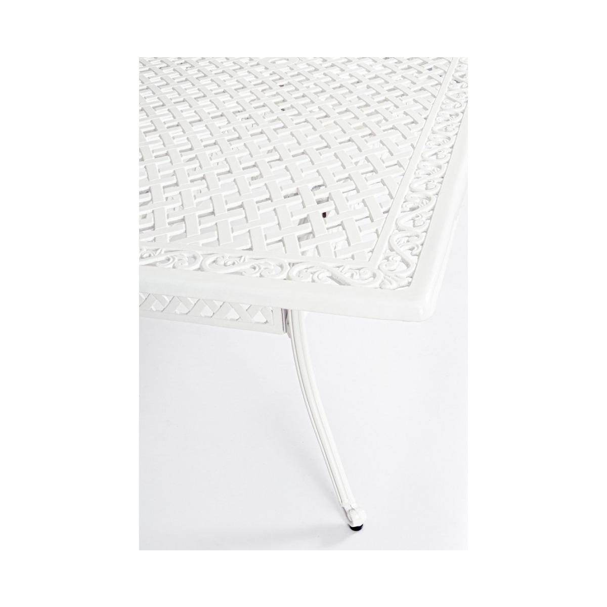 Tavolo Ivrea Rettangolare cm.213x107 Bianco | Bizzotto