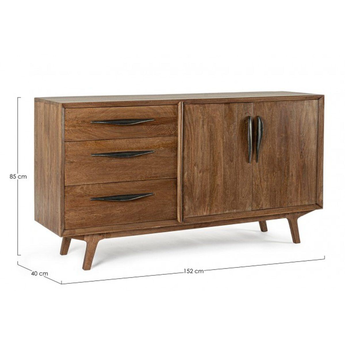 Credenza 2 Ante E 3 Cassetti Sherman | Bizzotto