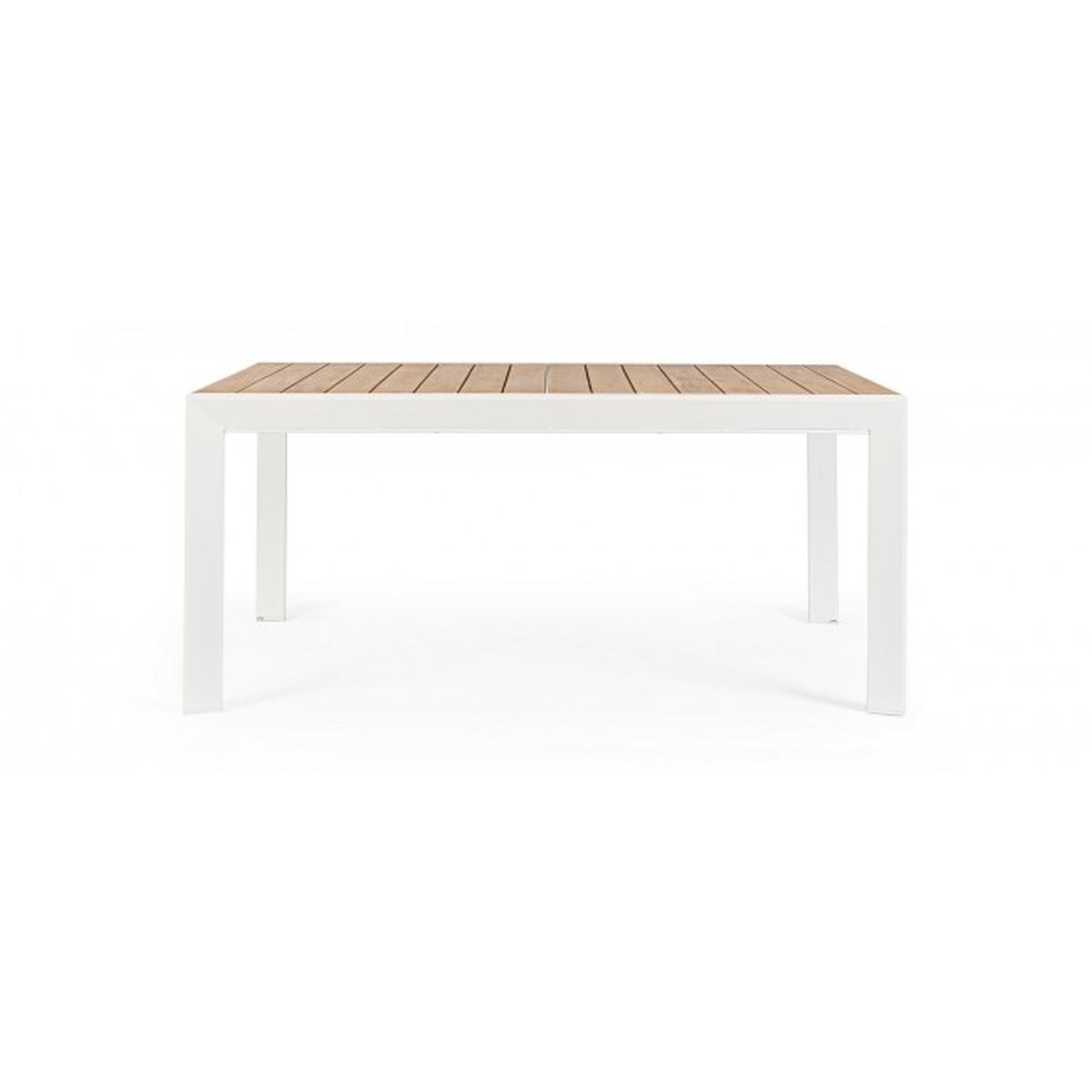 Tavolo Allungabile Belmar cm.160-240x100 Bianco Yk11 | Bizzotto