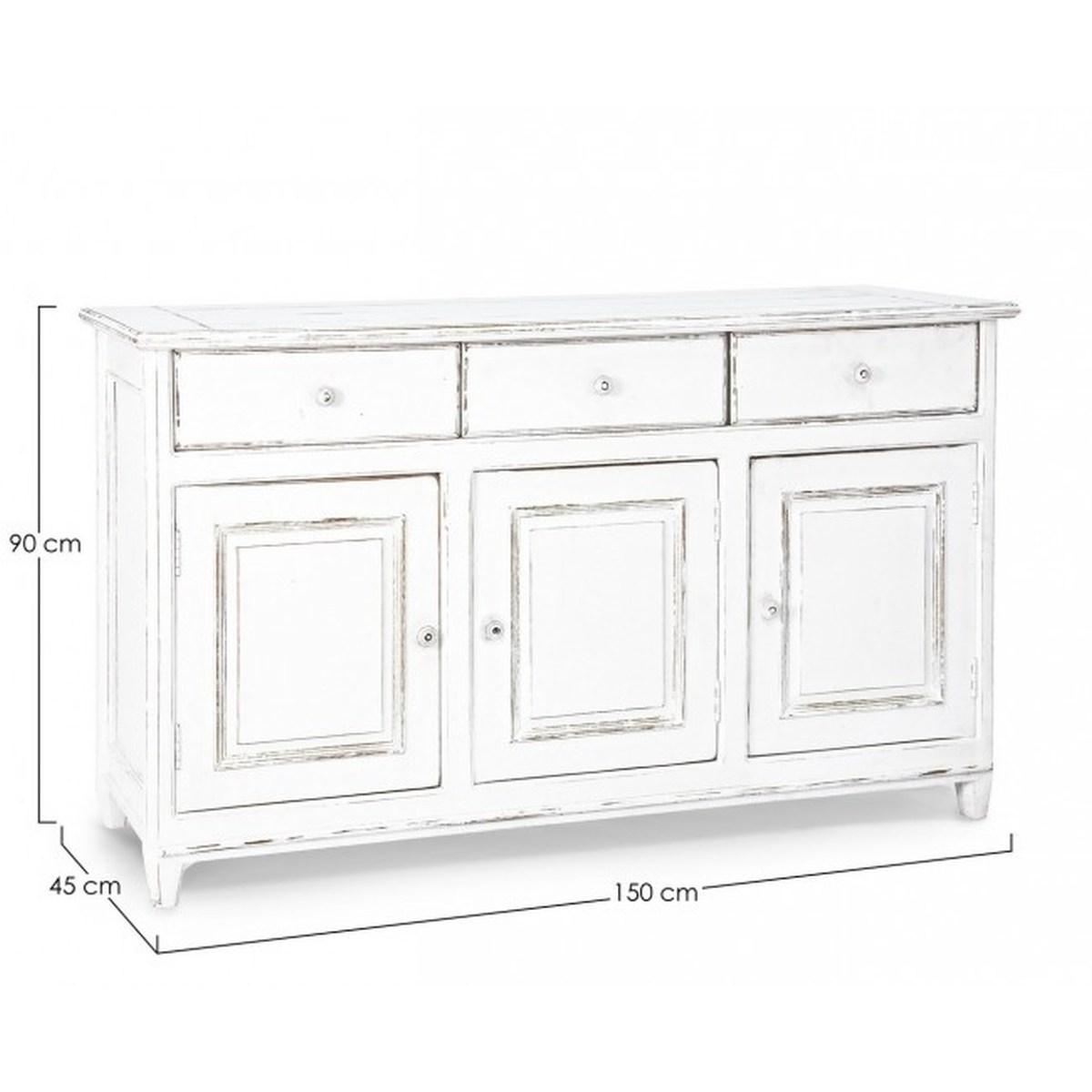 Credenza Colette 3 Anta E 3 Cassetti | Bizzotto