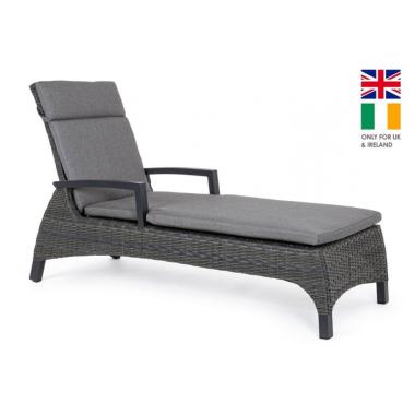 Lettino con Cuscini Britton Antr Jx55-Uk | Bizzotto