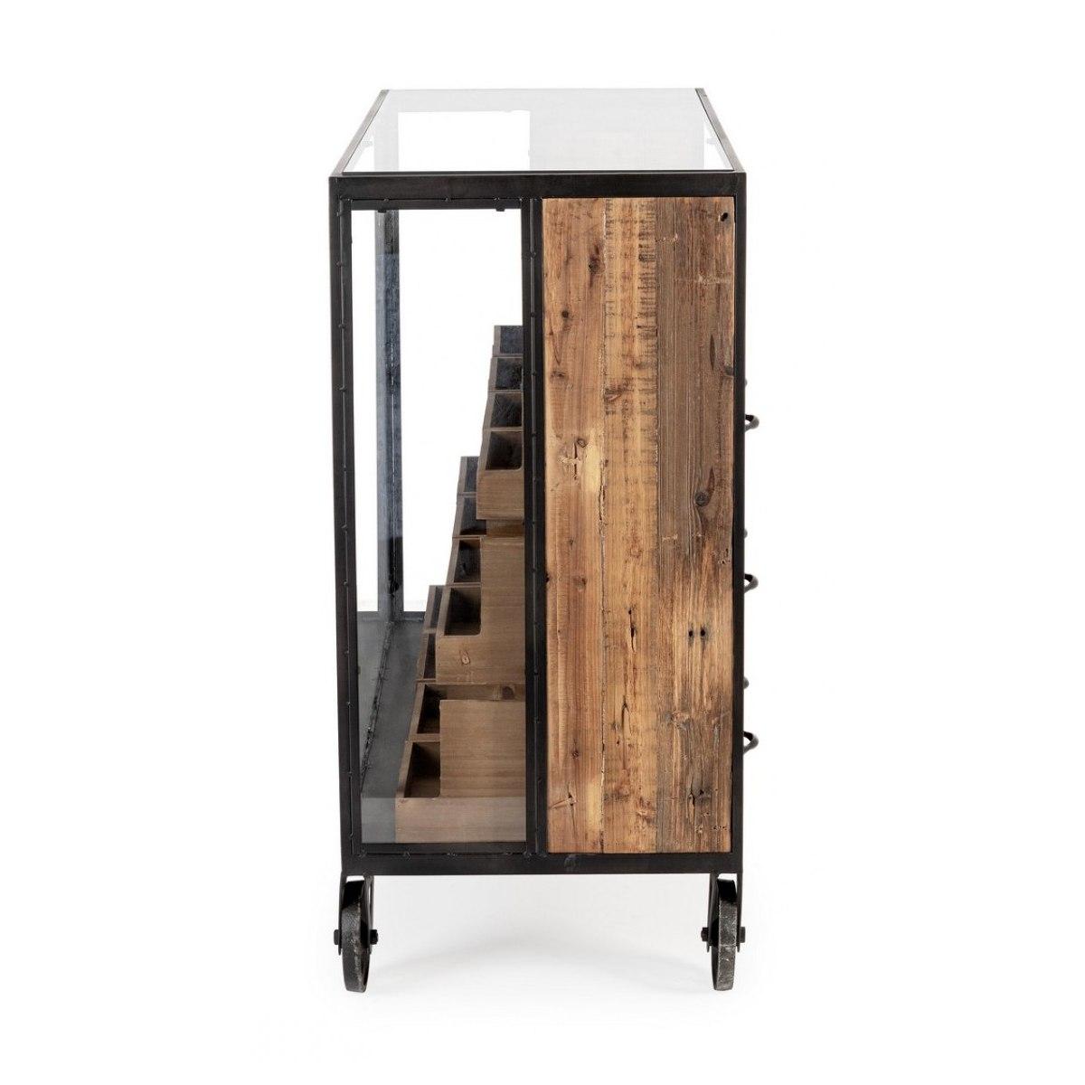 Cassettiera 12 Cassetti Mindil con Ruote cm.H95,5 | Bizzotto