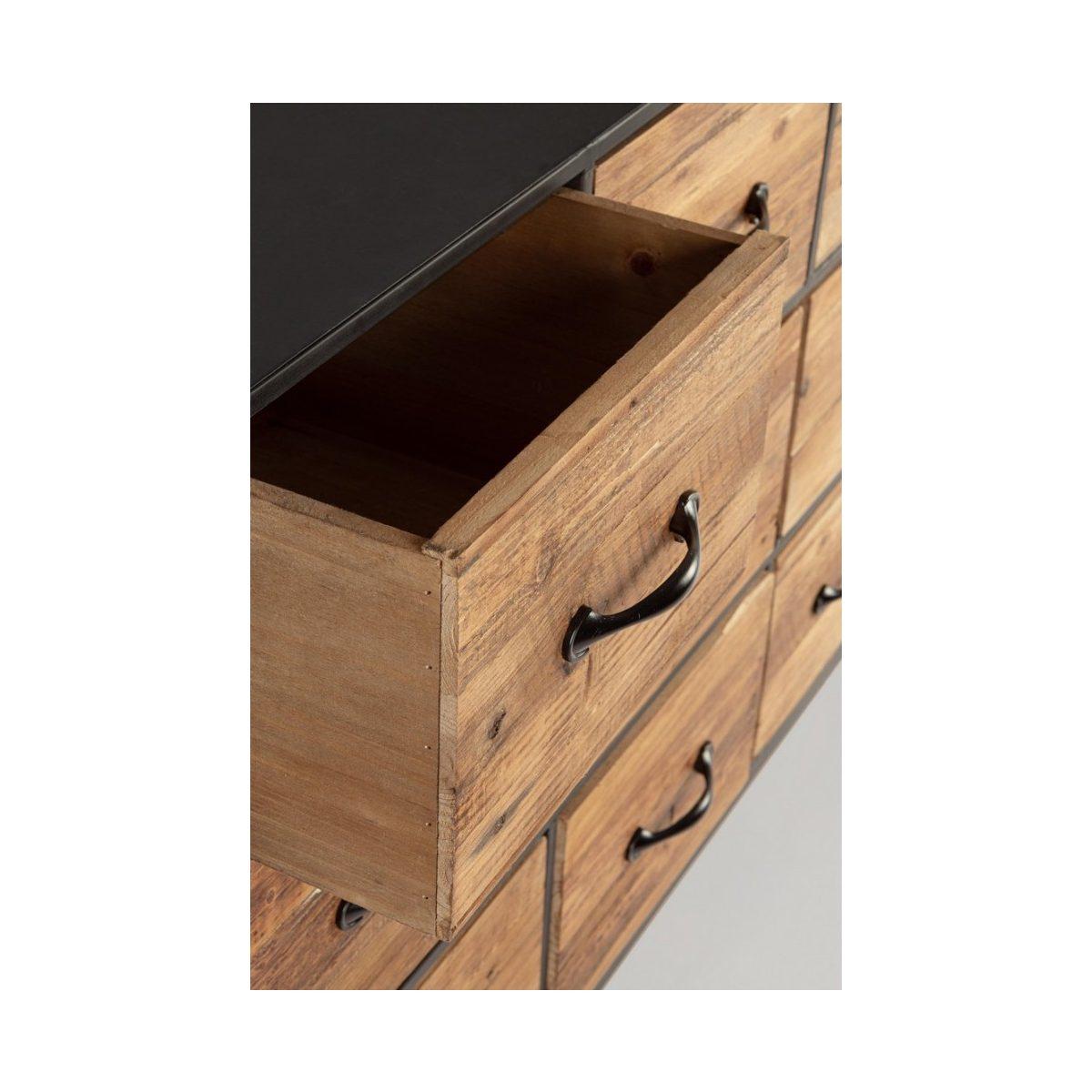 Cassettiera 12 Cassetti Mindil con Ruote cm.H95,5 | Bizzotto