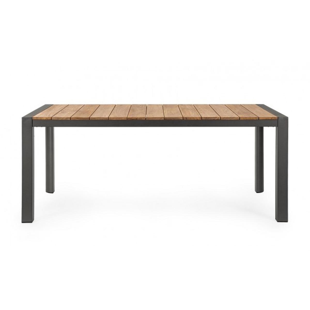 Tavolo Cameron cm.180x90 Antracite Gk52 | Bizzotto