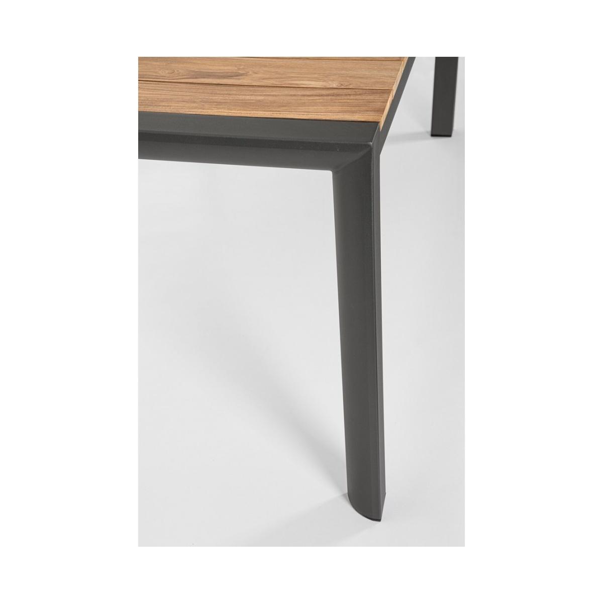 Tavolo Cameron cm.180x90 Antracite Gk52 | Bizzotto