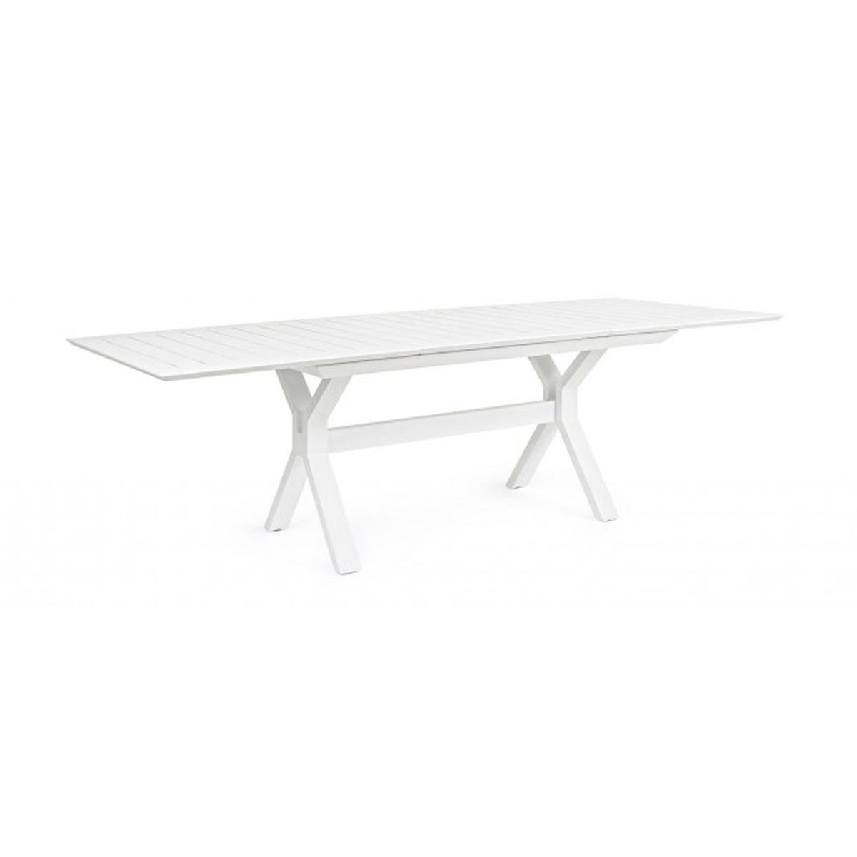 Tavolo Allungabile Kenyon cm.180-240x100 Bianco | Bizzotto