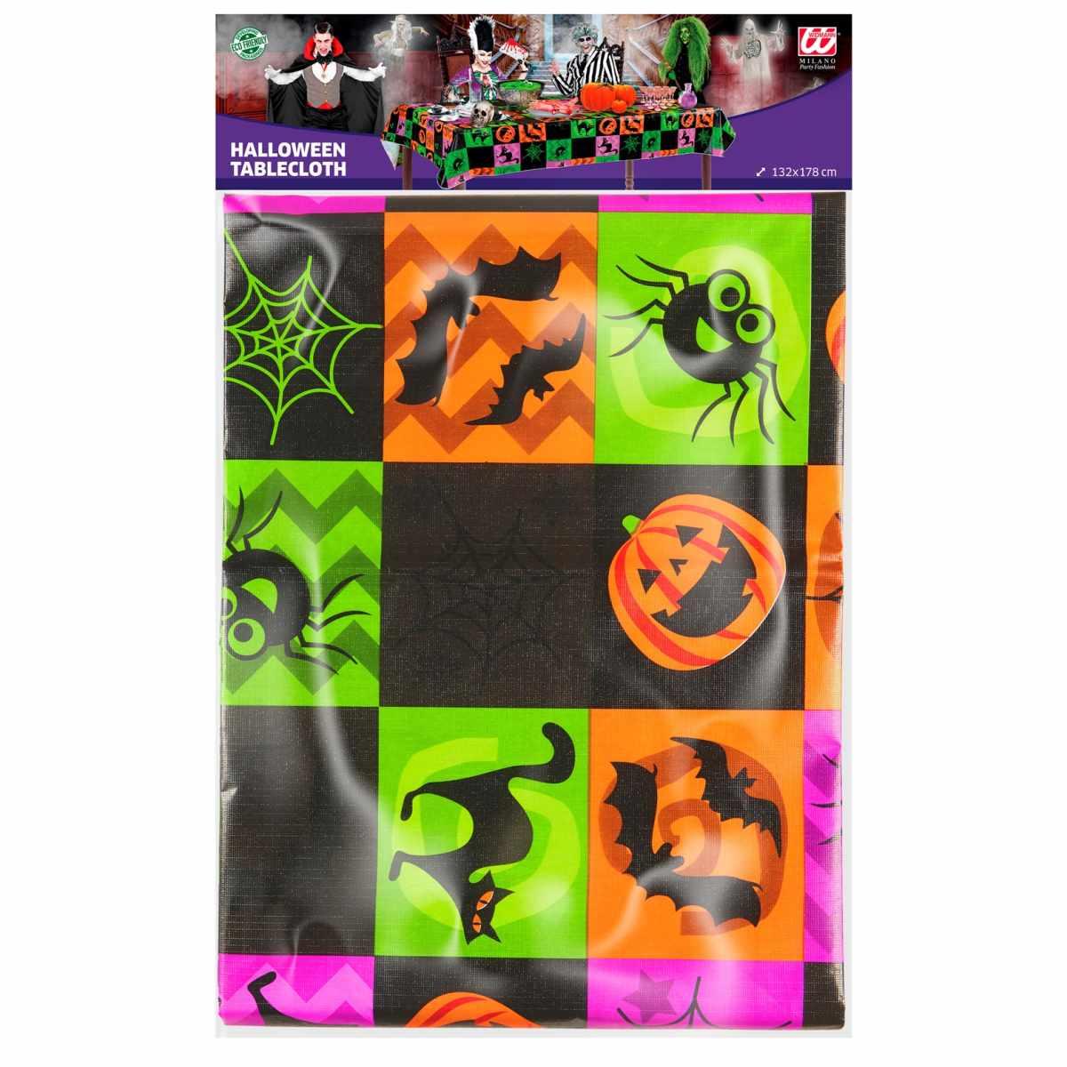 Tovaglia Halloween Decorata cm.132x178 |Widmann