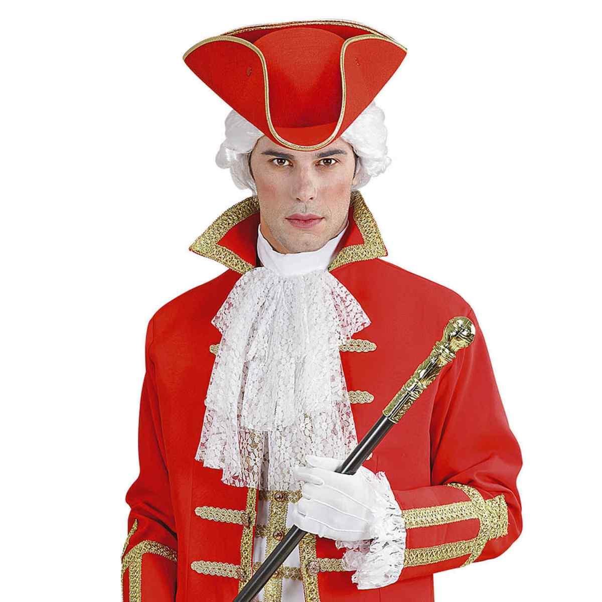 Bastone PVC Nero con Pomello Oro cm.107 |Widmann