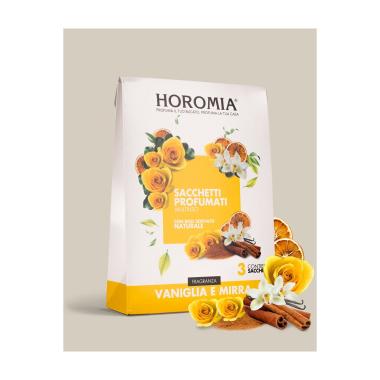 Sacchetti Profumati horomia Vaniglia e Mirra Multiuso Set pz.3 | Horomia