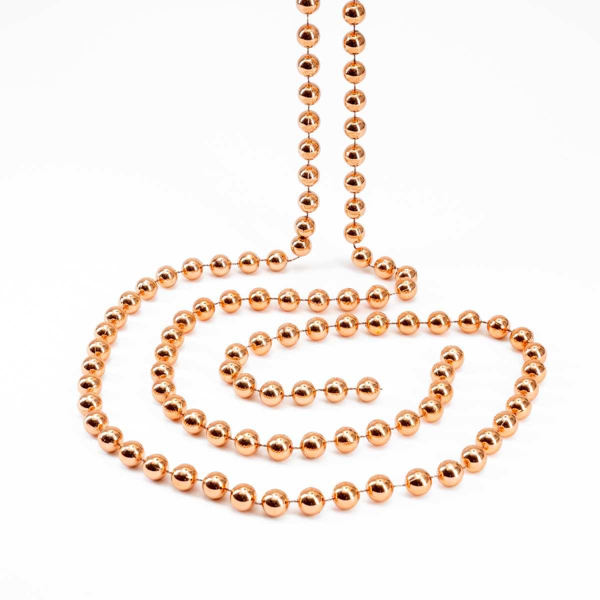 Catena Filo Perle Oro Champagne cm.ÃƒÂ˜20 mt.2,7 |Silani