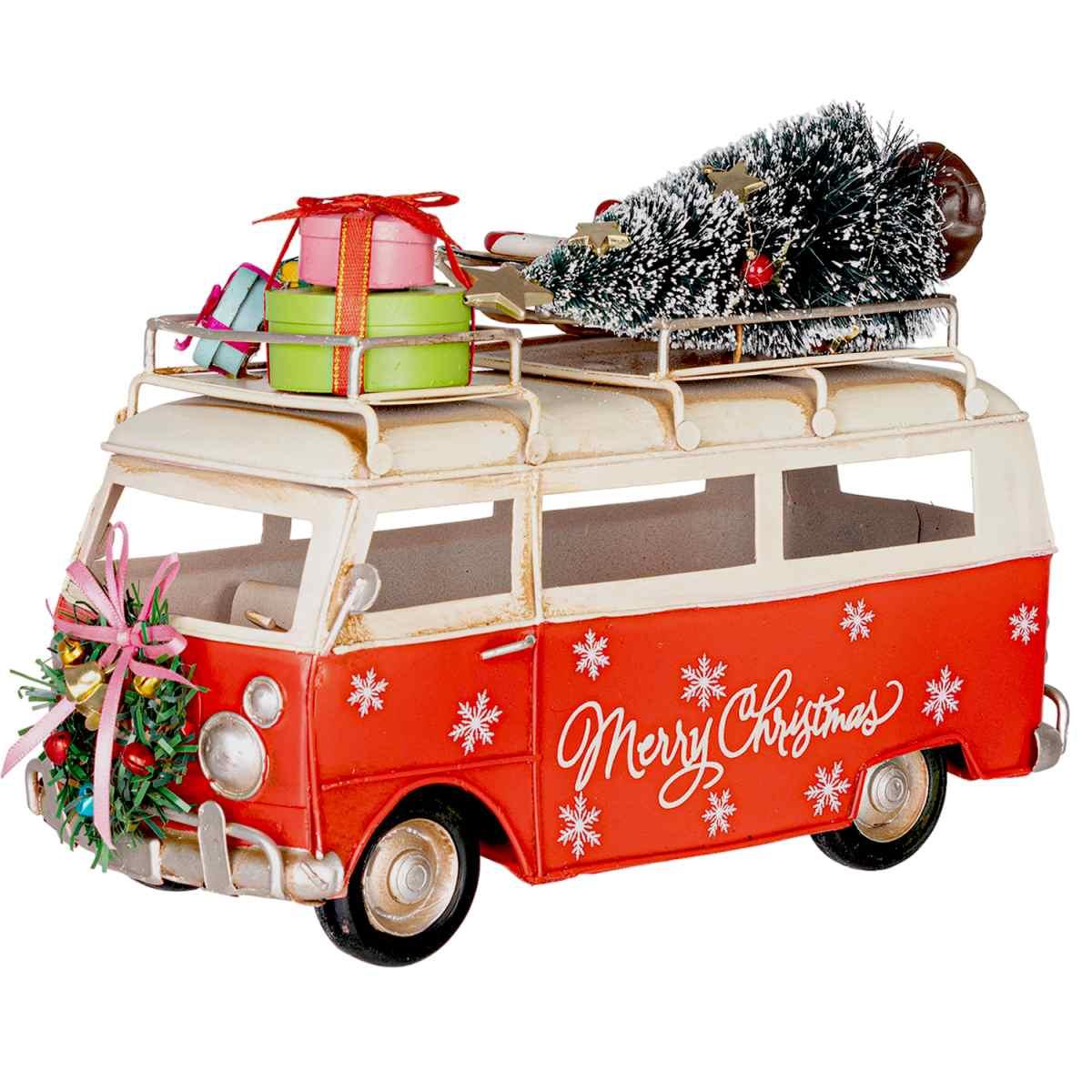 Decorazione Natalizia Furgoncino Metallo cm.26x18 |Bizzotto