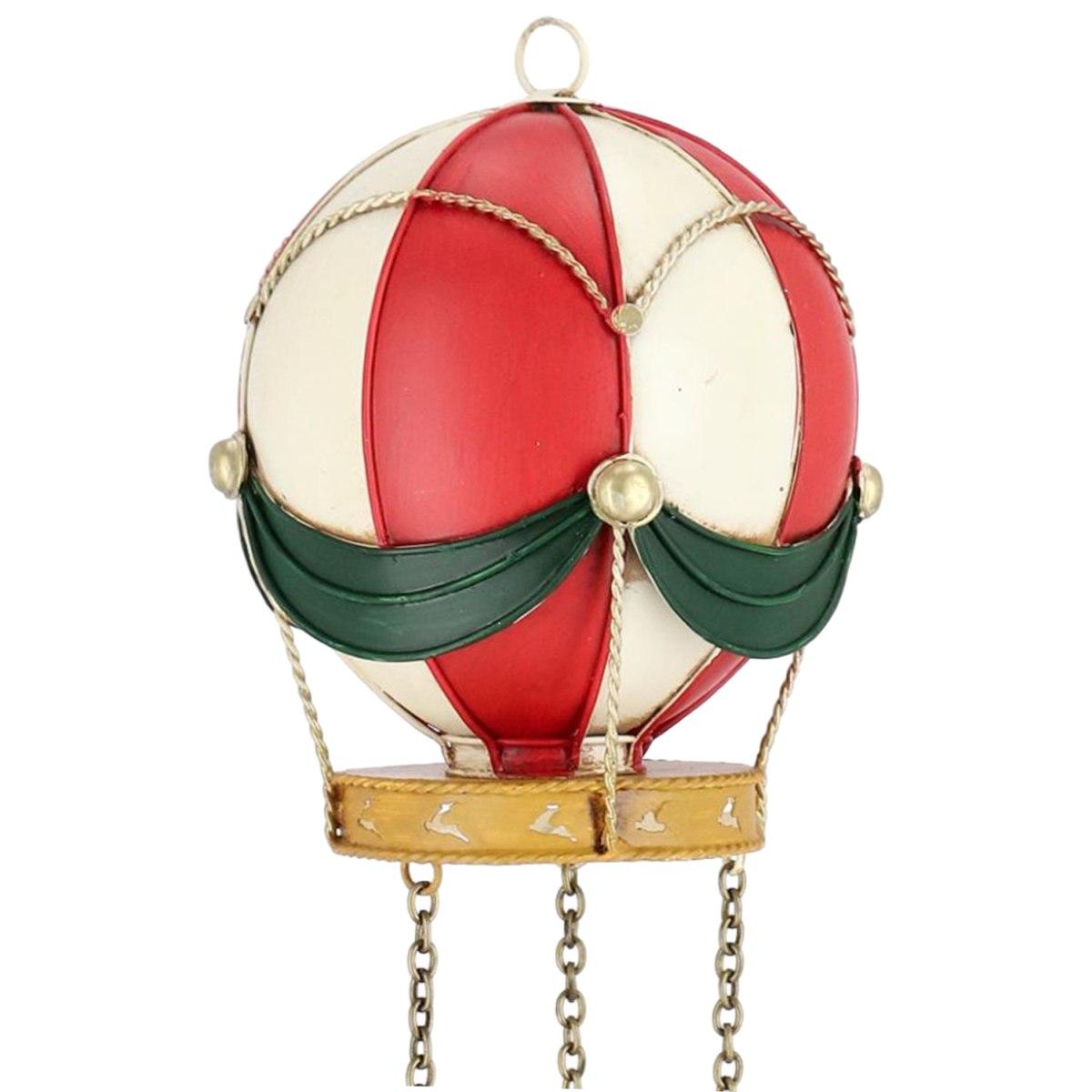 Mongolfiera Metallo con Slitta cm.37x12 |Bizzotto