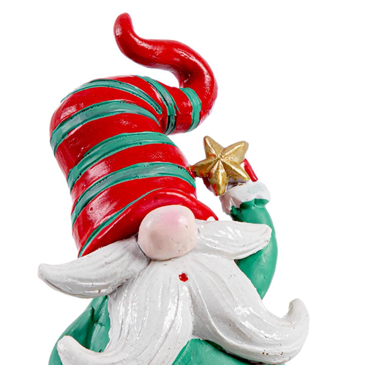 Babbo Natale Resina con Campanella e Gambe cm.7x20 | Bizzotto