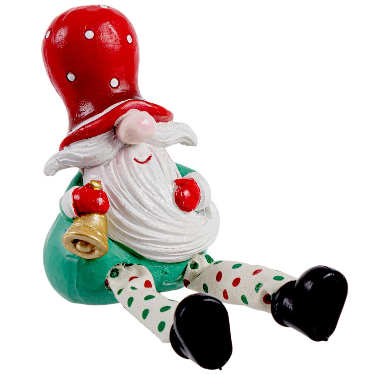 Babbo Natale Resina con Stella e Gambe cm.7x20 | Bizzotto