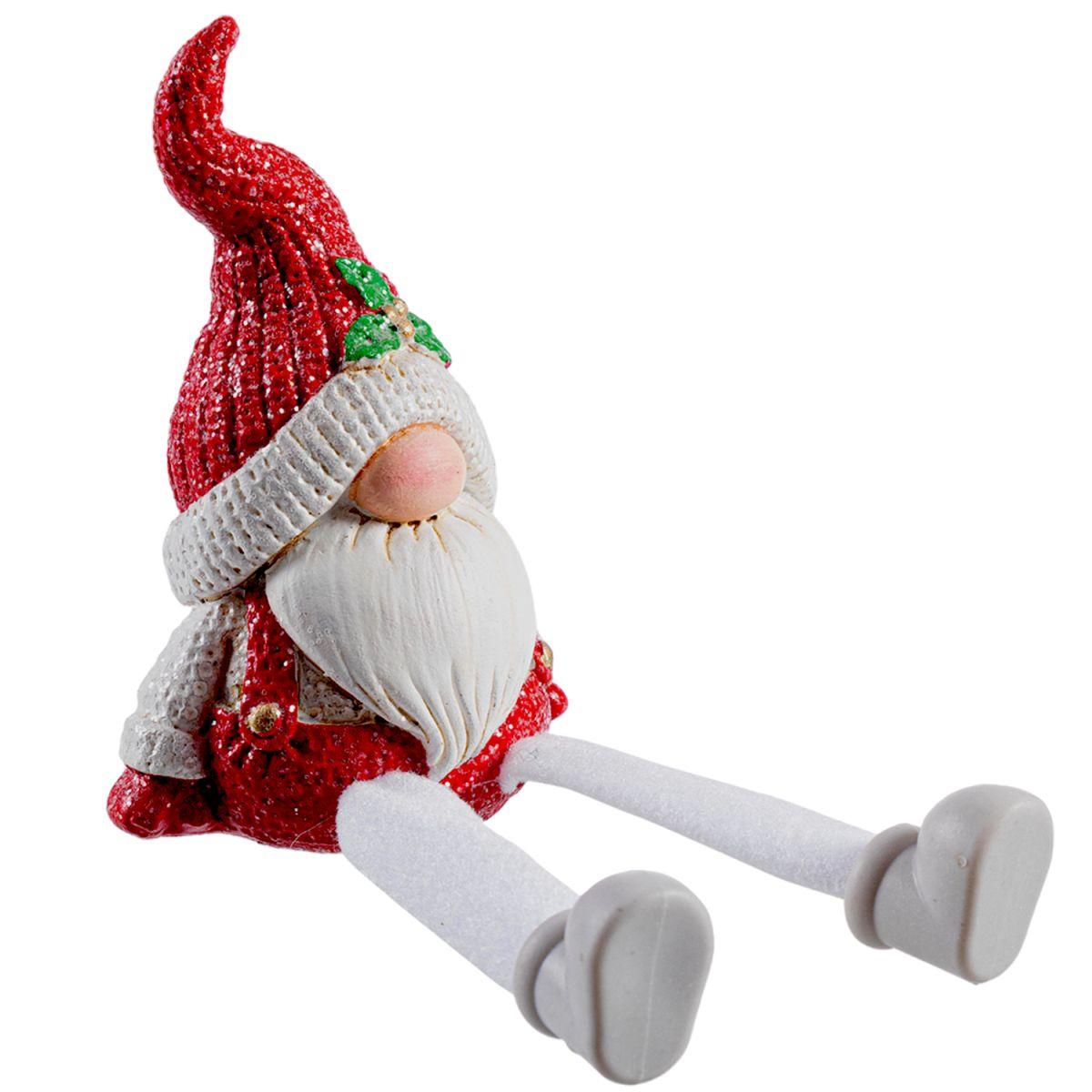 Babbo Natale Resina Gambe cm.8x12 | Bizzotto