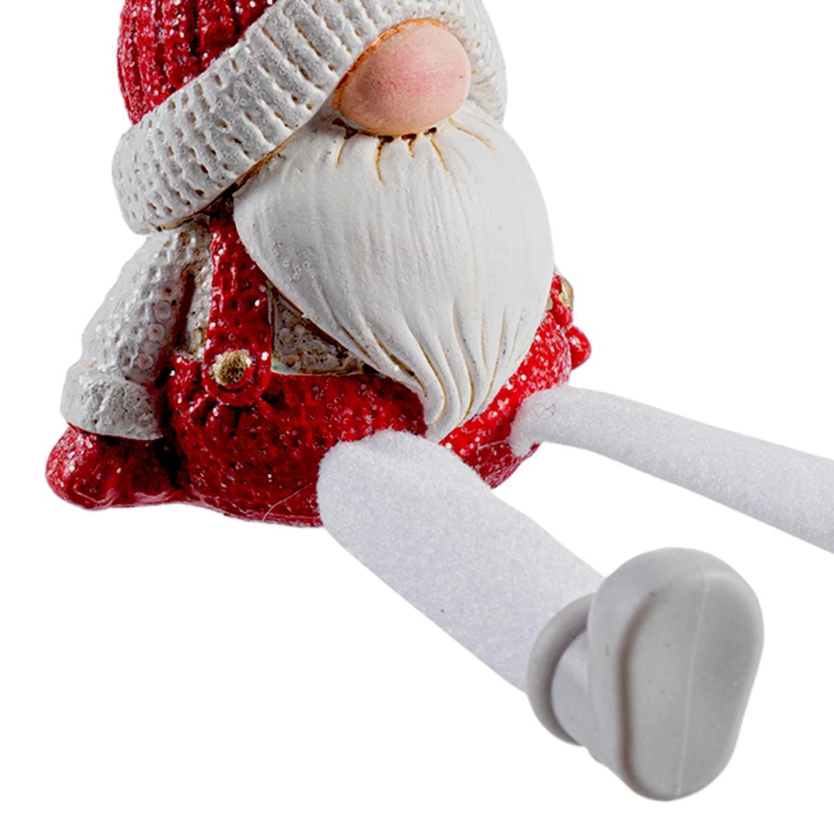 Babbo Natale Resina Gambe cm.8x12 | Bizzotto