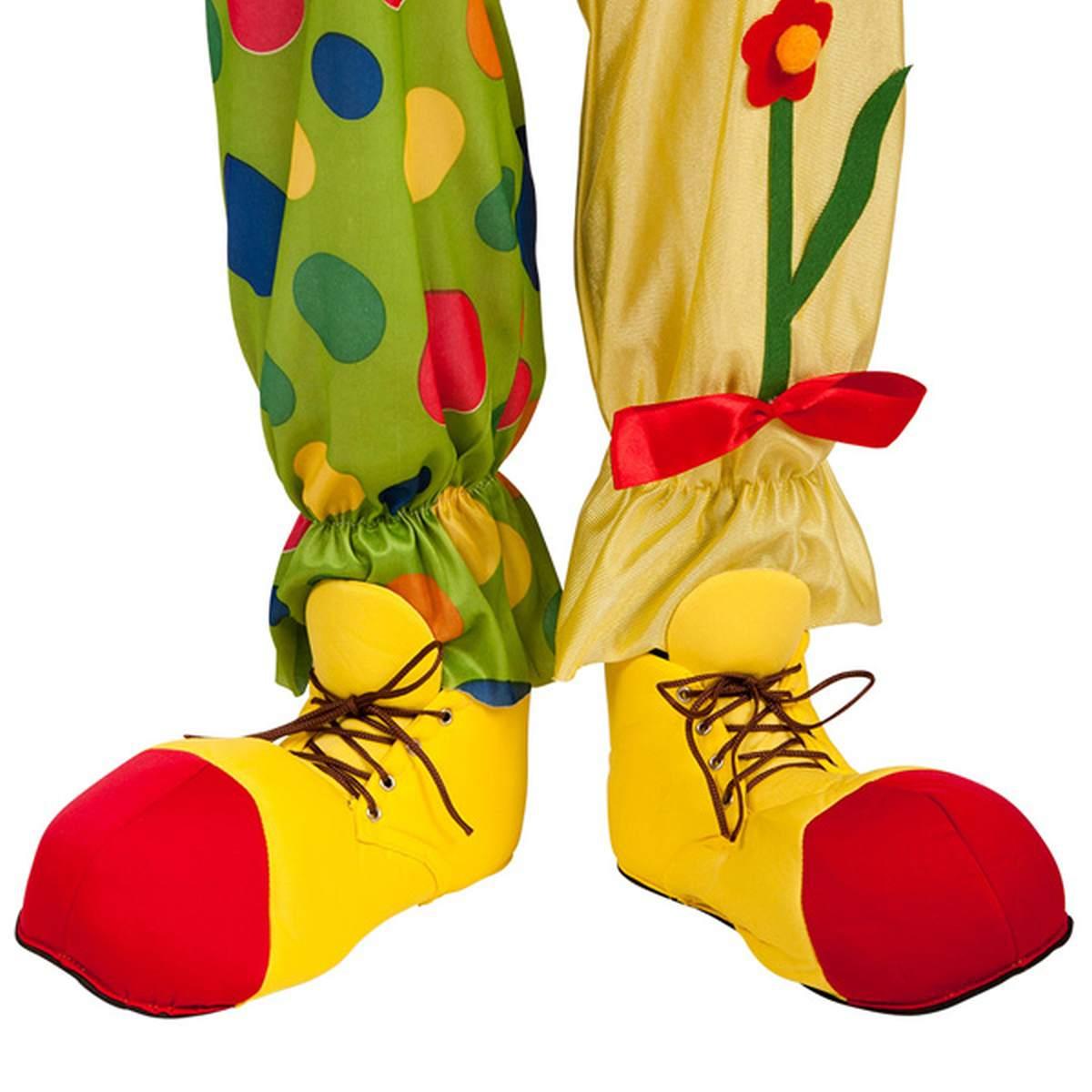 Scarpe da Clown per Carnevale: Copri Scarpe in Tessuto con Suola