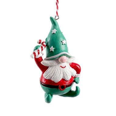 Babbo Natale Resina con Candy cm.9 |Bizzotto